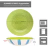 Summer Stripes 6er Set Suppenteller 600ml bunte Streifen Produktbild-Vorschau 6