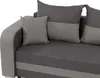 A close-up view of a sofa's corner and cushions. Náhled obrázku produktu