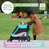 Petique Hundebuggy Trailblazer Aquablau Produktbild-Vorschau 5