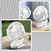 Kabelloser Mini Tischventilator Mit Akku 1200 mAh – USB, Produktbild-Vorschau 3