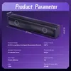 A product parameter diagram for a soundbar. Náhled obrázku produktu