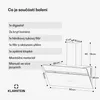 KlarsteinAlina digestoř | 90 cm | 615 m³/h | Tichá | Náhled obrázku produktu 7
