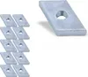 10x Nutenstein | Gewindeplatte Rhombus 20x13x4 mm M6 Produktbild-Vorschau 1