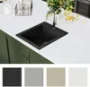vidaXL Granitový drez Single Bowl Black Náhľad obrázku produktu 2