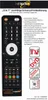 Pilot zdalnego sterowania HEITECH do Smart TV, DVD, SAT, Podgląd zdjęcia produktu 1