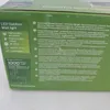 The image shows the side panel of a product box for an outdoor wall light. The panel contains product information, features, and specifications in multiple languages. Anteprima dell’immagine prodotto