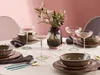 BELIANI Martinigläser 4er Set Transparent Pastellrosa u. Produktbild-Vorschau 4