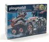 The image shows the box of a Playmobil Spy Team Battle Truck toy set. Produktbild-Vorschau