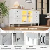 Merax Sideboard mit LED, Multifunktional Kommode mit 6 Produktbild-Vorschau 7