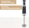 Stabmixer SM 3772 (schwarz/edelstahl, 600 Watt, mit Produktbild-Vorschau 8
