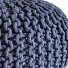 Pouf in maglia pouf sedile pouf sedile pouf in maglia Anteprima dell’immagine prodotto 3