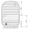 FinnTherm Fasssauna Ellipso S 135x113cm mit Glasfront inkl. Produktbild-Vorschau 5