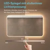 doporro Design LED-Spiegel Wandspiegel 100x80cm Produktbild-Vorschau 3