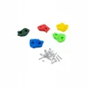 A set of colorful climbing holds and hardware on a white background. Podgląd zdjęcia produktu