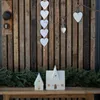 Portacandele in Porcellana Casa di Pan di Zenzero Cuore Anteprima dell’immagine prodotto 4
