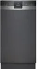 Siemens iQ300, Teilintegrierter Geschirrspüler, 45 cm, Gebürsteter Stahl SR53HS74KE Frontansicht geschlossen Produktbild-Vorschau