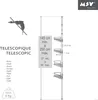 MSV scaffale telescopico per bagno scaffale angolare per Anteprima dell’immagine prodotto 5