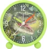 Wecker Dino World grün  lautlose Zeiger, Lichtfunktion auf Produktbild-Vorschau 3