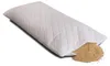 Bio-Hirsekissen 40x80cm Steppware weiß, direkt befüllt | Produktbild-Vorschau 1