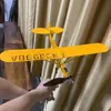 Piper J3 Cub letecký větrný korouhev, 3D kovová větrná Náhled obrázku produktu 3