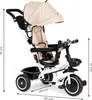 Dreirad Kinderwagen Dreirad 360 schwenkbar beige Produktbild-Vorschau 8