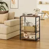 A living room scene with a couch and a shelf unit. Produktbild-Vorschau
