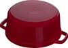 Staub Cocotte, 28 Cm Bordeaux Rund Gusseisen Bordeaux Produktbild-Vorschau 6