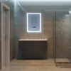 Badspiegel mit Beleuchtung,Badezimmerspiegel mit Produktbild-Vorschau 3