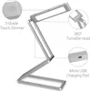 kwmobile LED Aluminium Tischlampe mit Schwenkkopf - Akku Produktbild-Vorschau 3