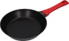A frying pan with a red handle on a white background. Anteprima dell’immagine prodotto