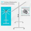 COSTWAY Doppelseitiges mobiles Whiteboard, 120 x 90 cm, Produktbild-Vorschau 5