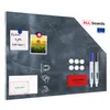 Tablica magnetyczna na magnesy METALboards, marmur szary Podgląd zdjęcia produktu 11