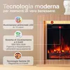 KAMINIO Camino elettrico MATTI - Camino elettrico da terra Anteprima dell’immagine prodotto 3