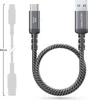 deleyCON 0,30m USB-A auf USB-C Kabel Kurz USB 3.0 5Gbps Produktbild-Vorschau 3
