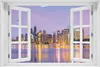 Wallario Wandbild mit Fenster-Illusion: Toronto Skyline - Produktbild-Vorschau 1
