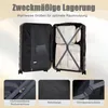 MODFU Reisekoffer mit 14"-Kosmetikkoffer,4er-set-Trolleys Produktbild-Vorschau 6