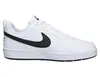 A white Nike Court Borough Low Recraft sneaker with a black Nike swoosh logo is shown against a white background. Náhľad obrázku produktu