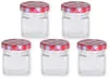 EXCELLENT HOUSEWARE Einmachgläser Glasbehälter SET 5 Stück Produktbild-Vorschau 3