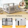 Box parto per cani 120x118x60 cm – Recinto XXL per cuccioli Anteprima dell’immagine prodotto 4