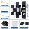 YZNAHRE Kleiderschrank 145 cm Breit Garderobenschrank Produktbild-Vorschau 4