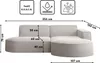 Kaiser Möbel Ecksofa, Sofa L form, Couch L form MODENA L Produktbild-Vorschau 5