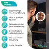 Schminkspiegel mit LED-Beleuchtung – 7-fache Vergrößerung – Produktbild-Vorschau 2