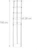 Treillis 150 cm lot de 3 Voir les images du produit 4