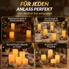 Monzana Candele a LED 5pz Telecomando Timer Senza Fiamma Anteprima dell’immagine prodotto 7