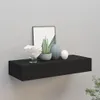 vidaXL Étagère murale avec tiroir noir 60x23,5x10 cm MDF Voir les images du produit 9