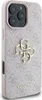 A pink hardcase for an iPhone 16 Pro with a large gold Guess logo. Podgląd zdjęcia produktu