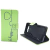 Handyhülle Tasche für Handy Samsung Galaxy A5 Be Happy Grün Produktbild-Vorschau 2