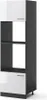 Mikrowellenschrank Vicco R-Line Weiß Hochglanz 60 cm, Model Produktbild-Vorschau 1