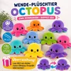 Oktopus Reversible Rainbow Kuscheltier Wende Plüschtier Produktbild-Vorschau 2