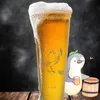 Mr. & Mrs. Panda Bierglas Rotkehlchen Federn - Transparent Produktbild-Vorschau 4